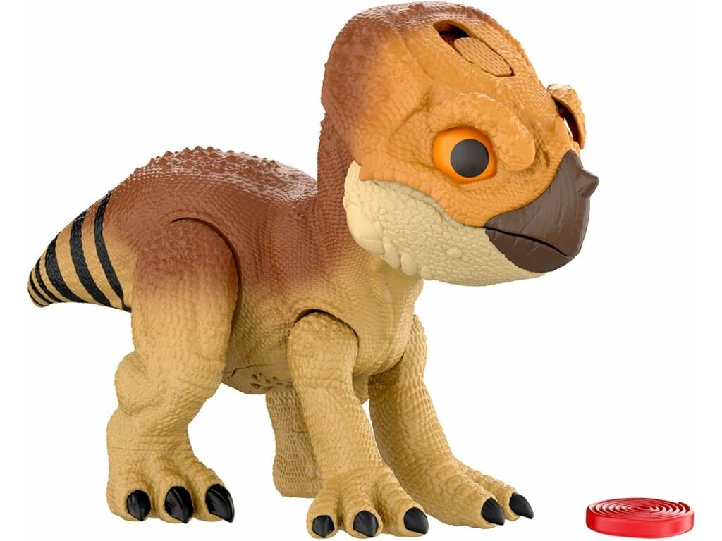 Jurassic World Rebirth Figura Aquilops Dolores Protetor Primordial de 23 cm com Sons