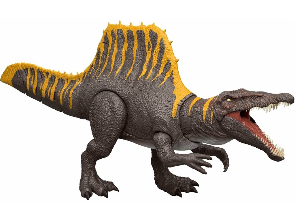 Jurassic World Rebirth Figurine Spinosaurus Tail Thrasher de 55 cm avec sons et mouvements