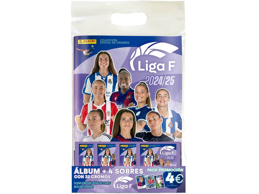 Liga F 2024/25 Starter Pack Album avec 4 enveloppes