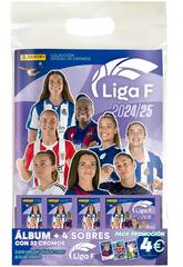 Liga F 2024/25 Album Starter Pack con 4 Buste