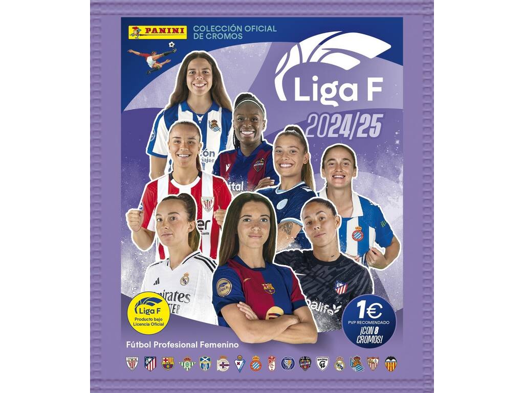 Ligue F 2024/25 Enveloppe avec 8 cartes