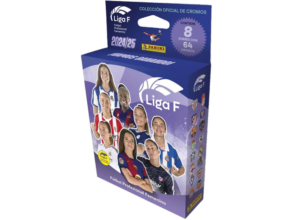 Liga F 2024/25 Ecoblister avec 8 enveloppes