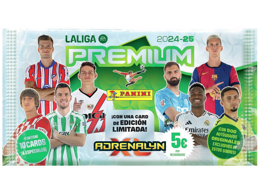 Adrenalyn XL TCG 2024-25 Enveloppe Premium avec 10 cartes