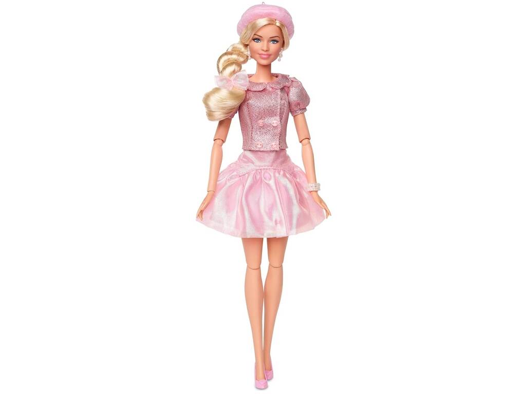 Barbie The Movie Muñeca Barbie con Boina Rosa
