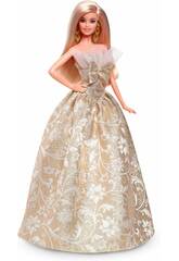 Barbie Signature Muñeca Rubia Holiday Joyeux Noel 2025