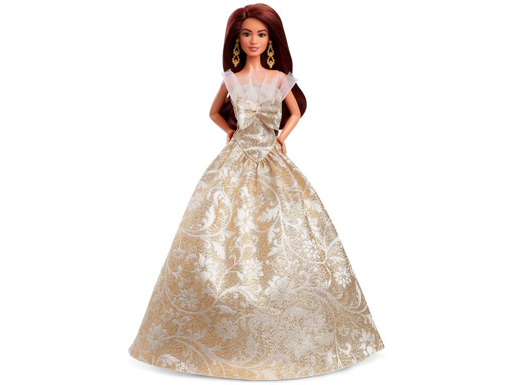 Barbie Signature Doll Brunette Holiday Doll Joyeux Noel 2025