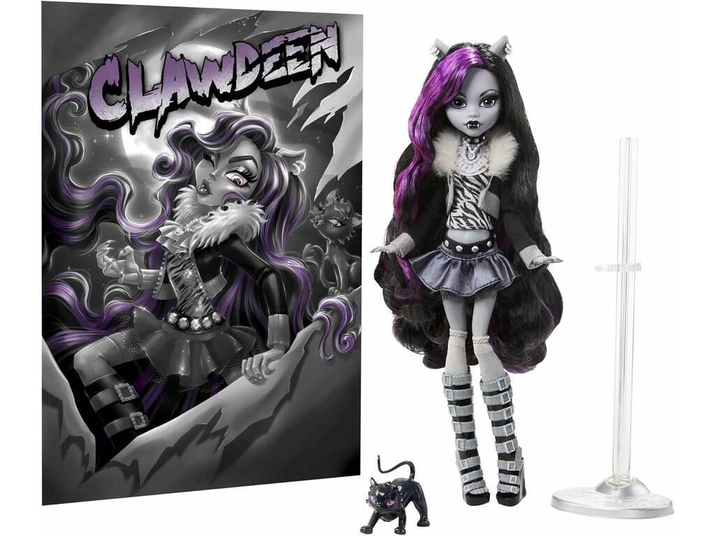 Monster High Reel Drama Muñeca Clawdeen Wolf