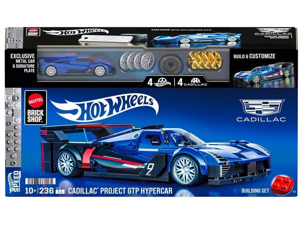 Hot Wheels Speed Series Cadillac Project GTP Hypercar, 236 pièces