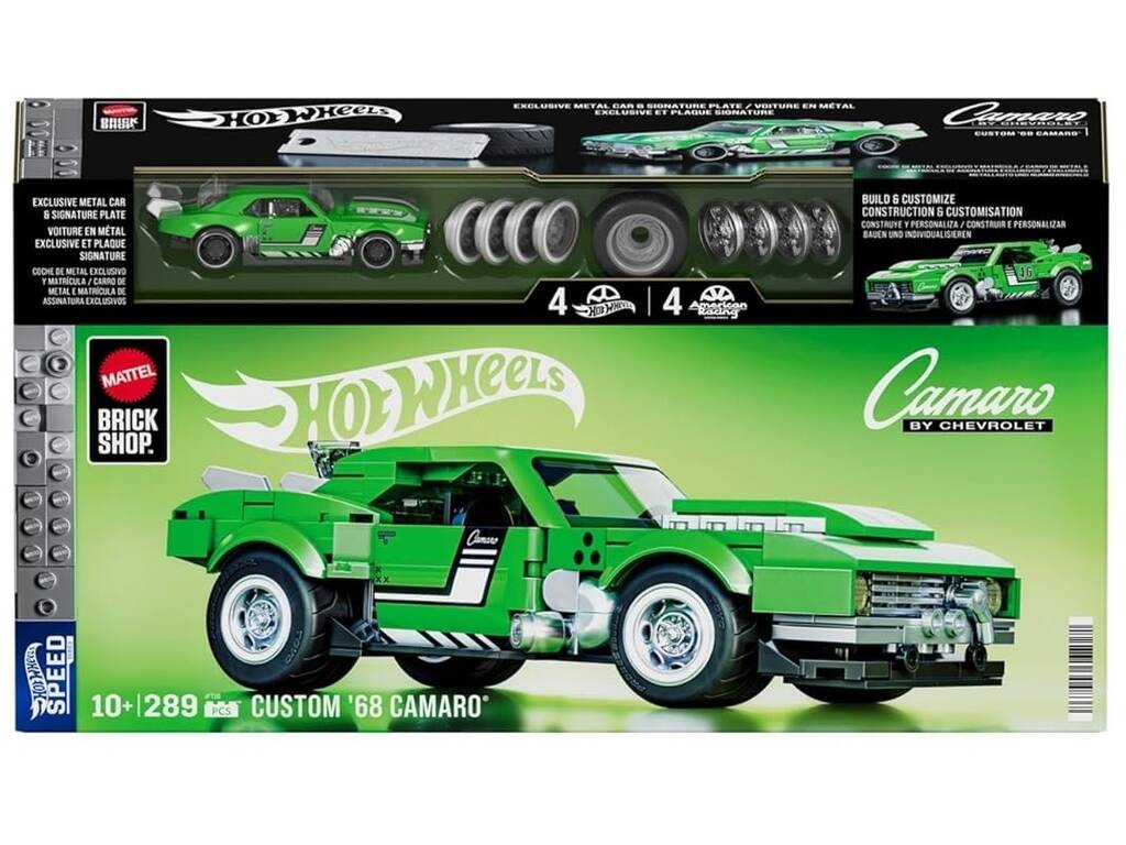 Hot Wheels Speed Series Custom 68 Camaro de 289 pièces