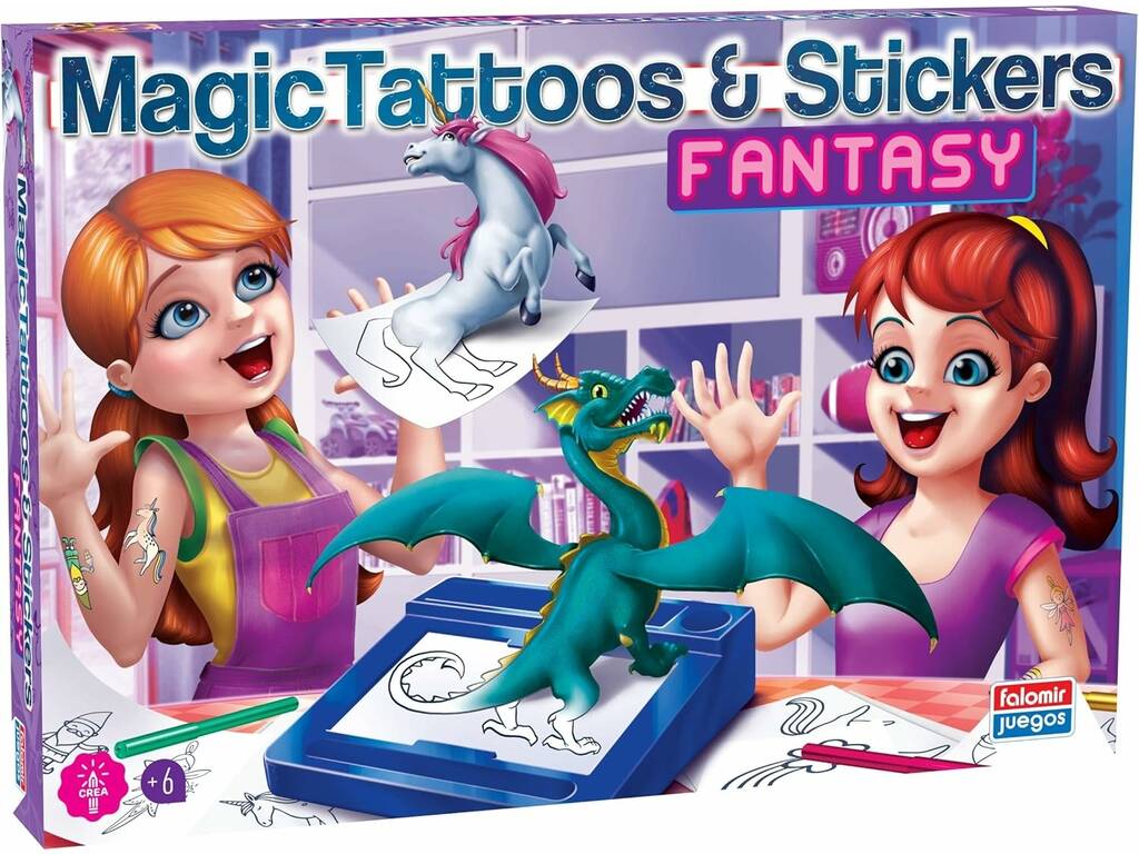 I miei tatuaggi e adesivi di fantasia Falomir Juegos 31055