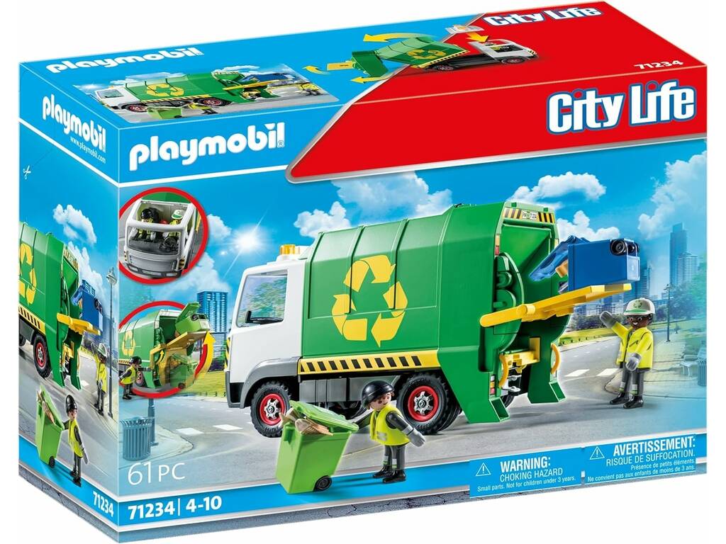 Playmobil City Life Camión de Reciclaje