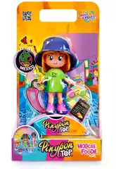 Pinypon Top Mexican Foodie Girl Muñeca con Accesorios