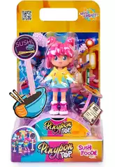 Pinypon Top Sushi Foodie Girl Muñeca con Accesorios