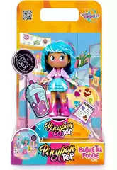 Pinypon Top Bubble Tea Foodie Girl Muñeca con Accesorios