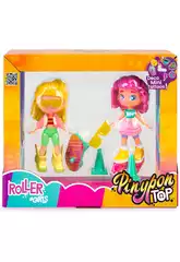 Pinypon Top Roller Girls con 2 Muñecas