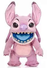Stitch Boneca Angel Animatrónica de 45 cm Real FX com Sons e Movimentos Realistas