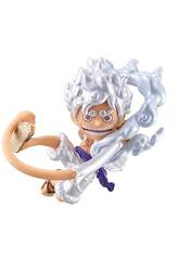 imagen One Piece WCF Figura Luffy Gear 5 Metalizada