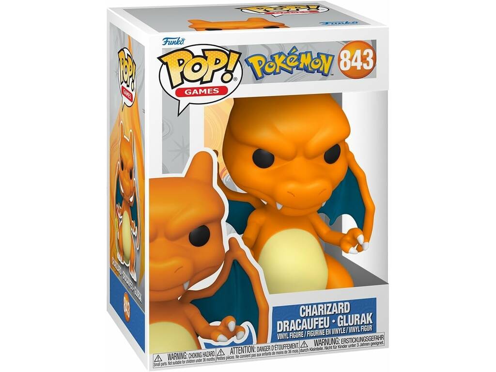 Figurine Funko Pop Jeux Pokémon Charizard