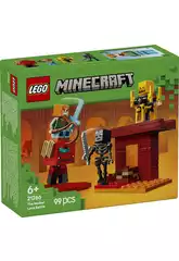 Lego Minecraft La battaglia di lava del mondo sotterraneo