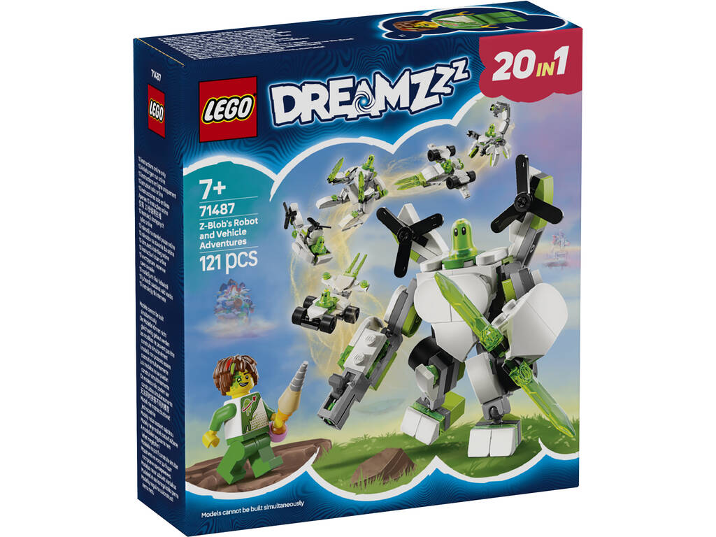 Lego Dreamzzz Aventuras de Z-Blob: Robots y Vehículos 20 en 1