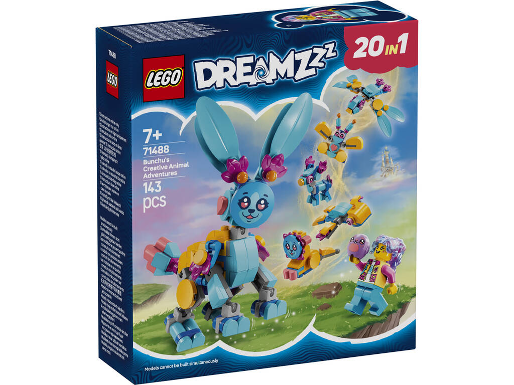 Lego Dreamzzz Aventuras de Bunchu: Animales Creativos 20 en 1