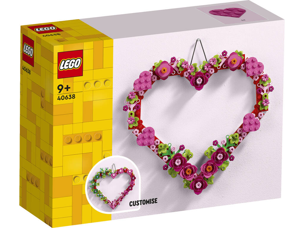 Coeur décoratif Lego