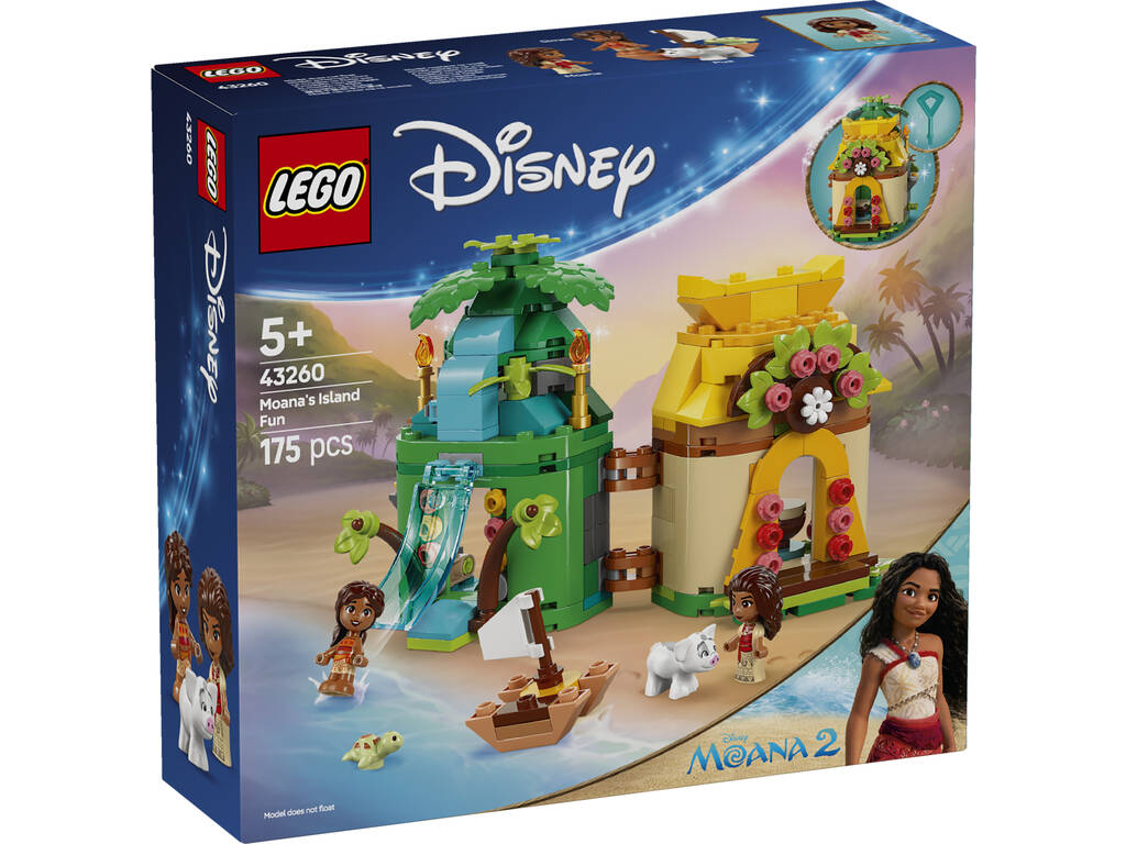 Lego Disney Vaiana 2 Diversão na Ilha com Vaiana