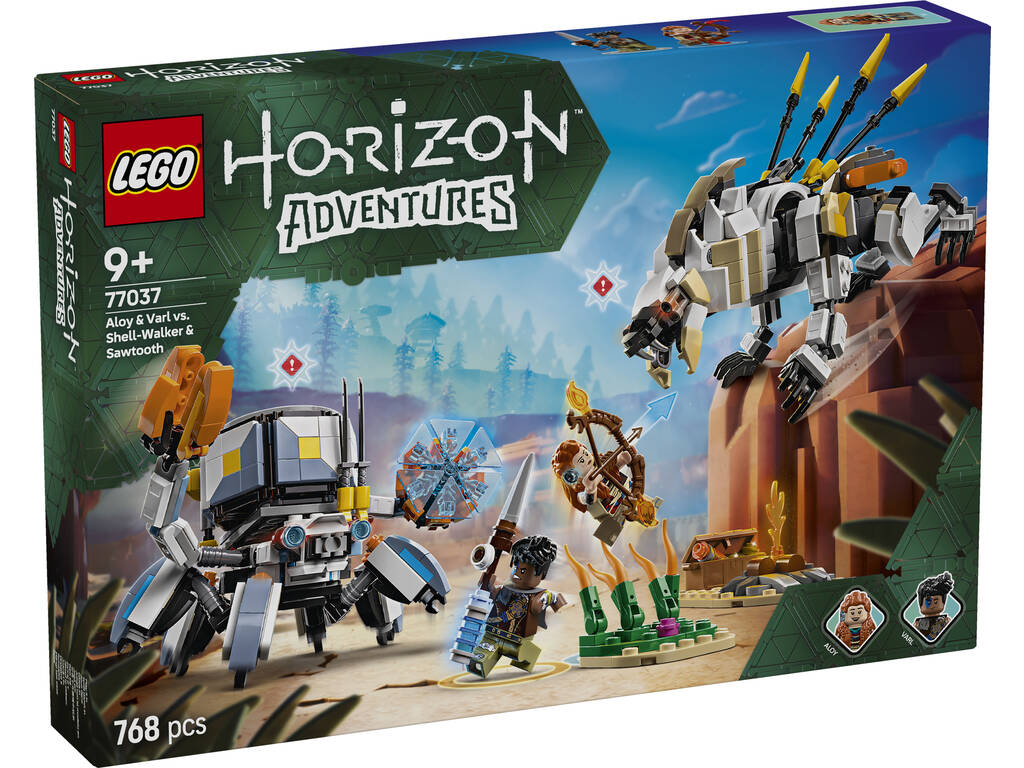 Lego Horizon Adventures Aloy e Varl vs. Granchio e Denti Taglienti