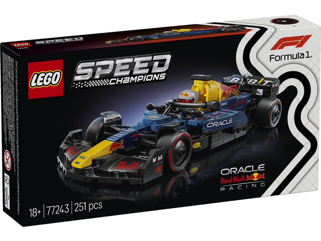 Lego Speed Champions Formula 1 Racing Car Oracle Red Bull Racing RB20 F1 Race Car