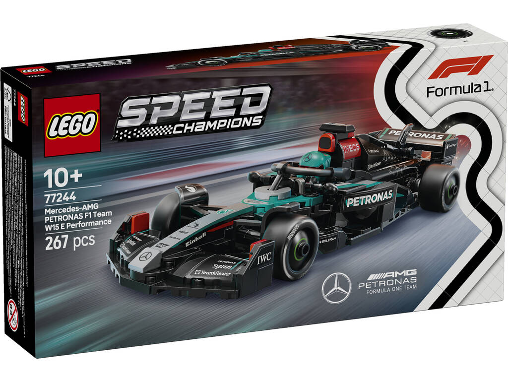 Lego Speed Champions Formule 1 Racing Car Mercedes AMG F1 W15