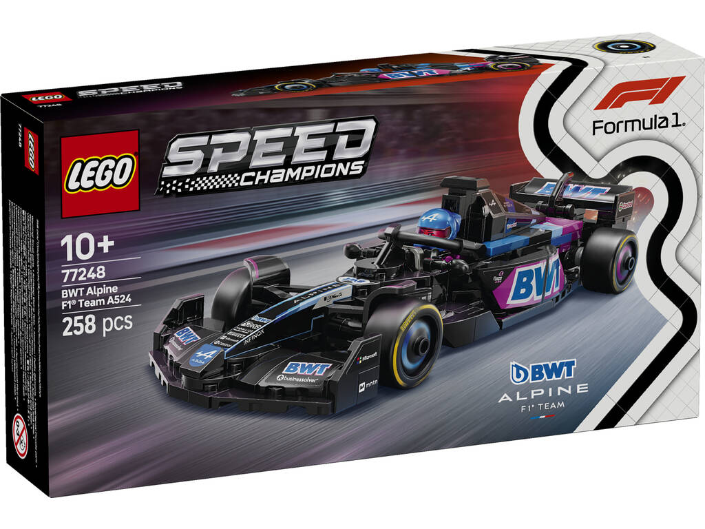 Lego Speed Champions Formula 1 Racing Car BWT Alpine F1 Team A524