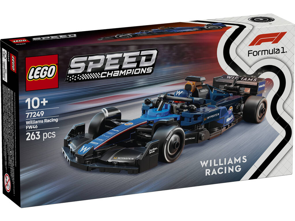 Lego Speed Champions Formule 1 Williams Racing FW46 F1 Race Car