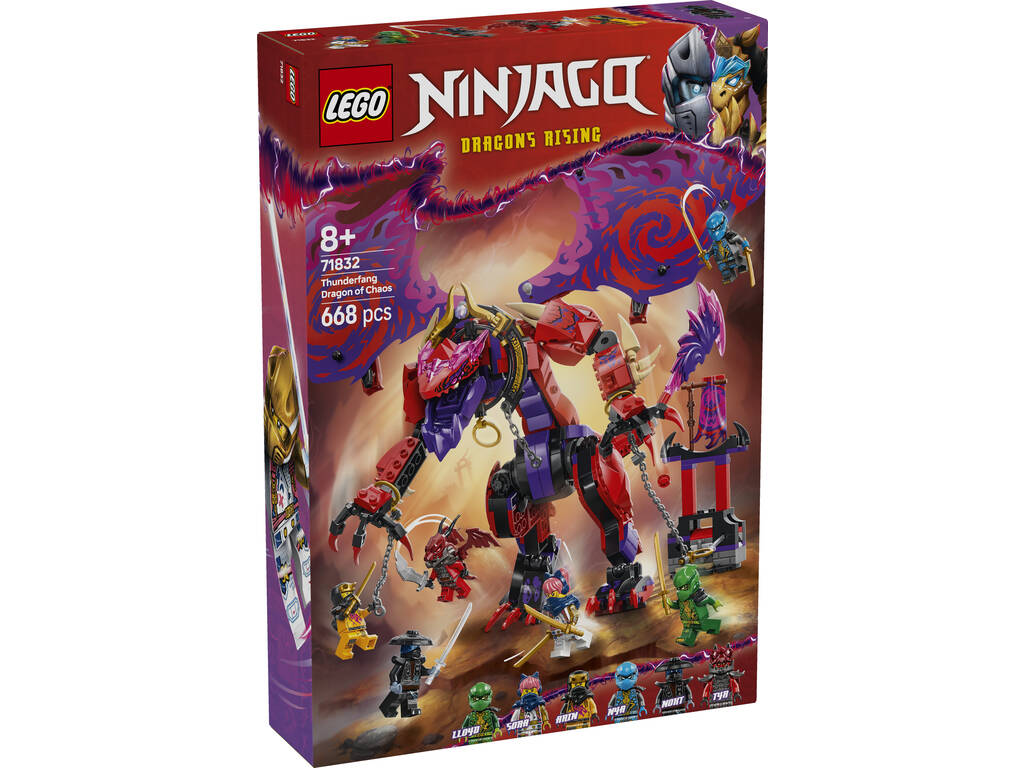 Lego Ninjago Dragons Rising Chaos Dragon : Thundering Fang
