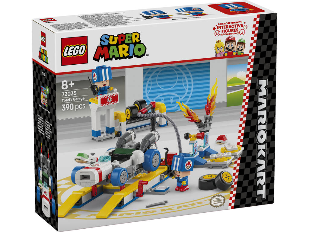 Lego Super Mario Mario Kart : Le garage de Toad