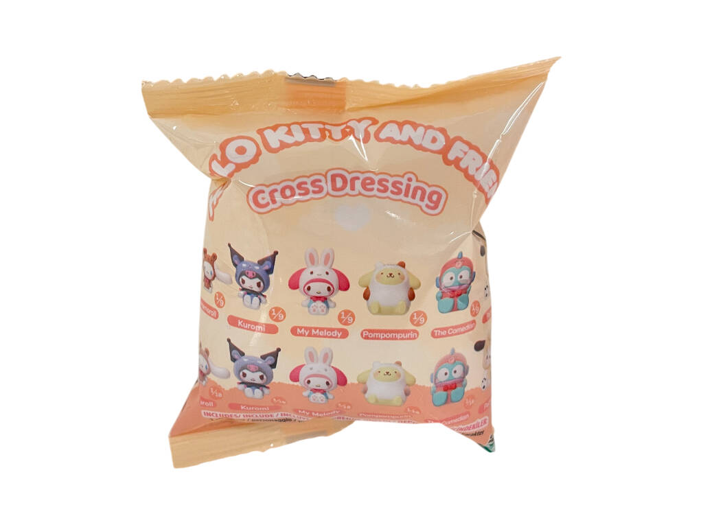 Hello Kitty and Friends Cross Dressing Figura Surpresa de 4 cm