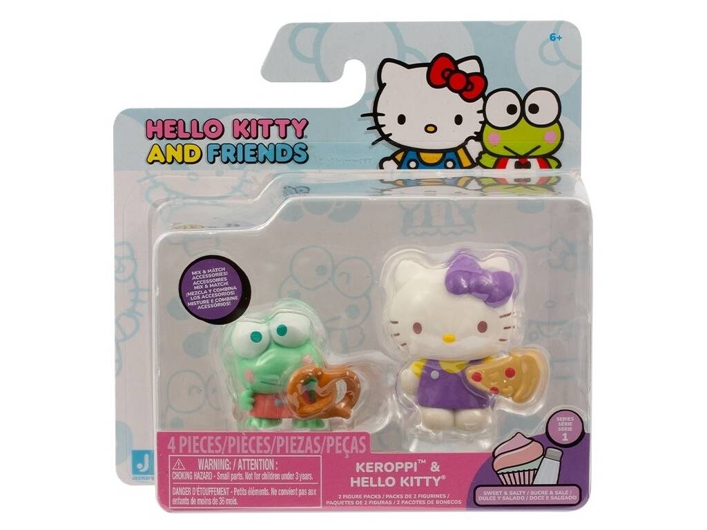 Hello Kitty And Friends Pack 2 figurines avec accessoires