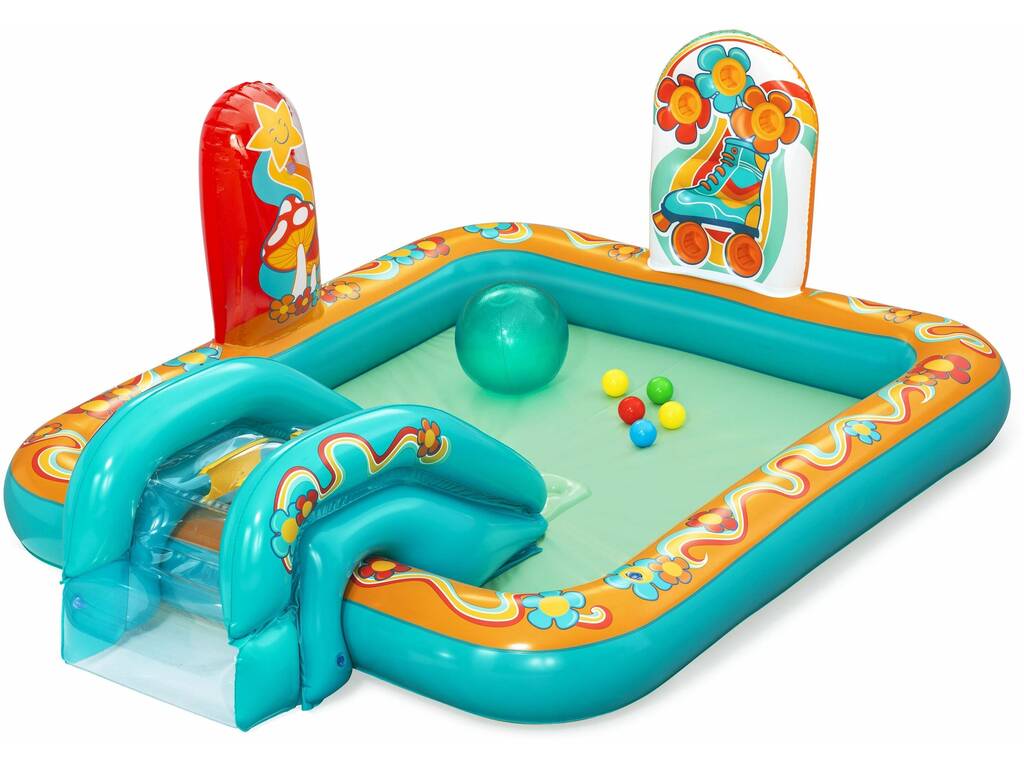 Centro de Jogos Insuflável Retro Groove de 193x152x74 cm Bestway 53164