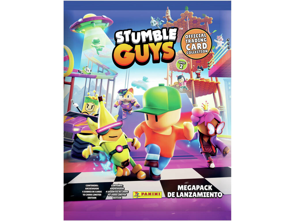 Lancement du Megapack Stumble Guys Series 2 avec classeur, 4 enveloppes et 9 cartes en édition limitée