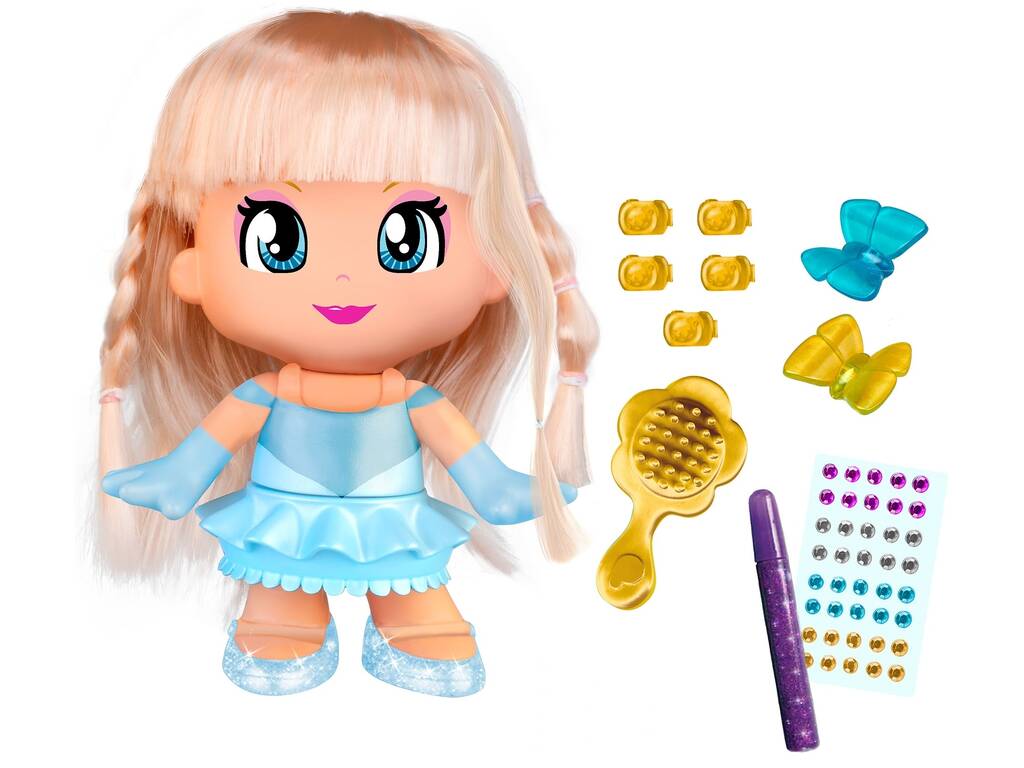 Pinypon Pop & Shine Tale Boneca com Acessórios
