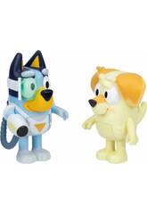 imagen Bluey Pack Costume avec pistolet surprise avec 2 figurines