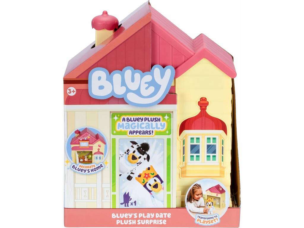 Bluey Casa com Peluche Surpresa