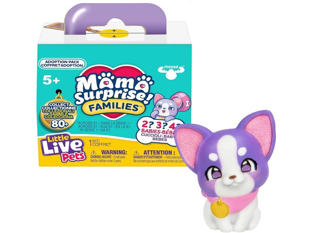 Little Live Pets Mama Surprise Families Boîte surprise avec figurines surprises