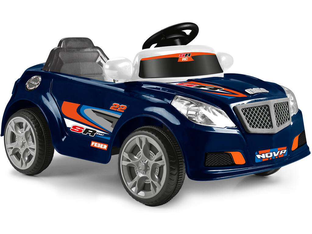 Carro Descapotável Twinkle Car Azul Escuro Radio Control a Bateria de 12V