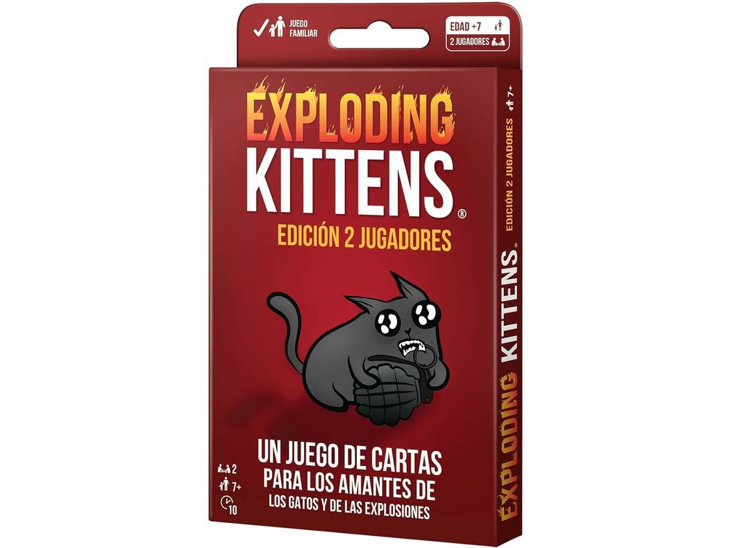 Exploding Kittens Edición 2 Jugadores