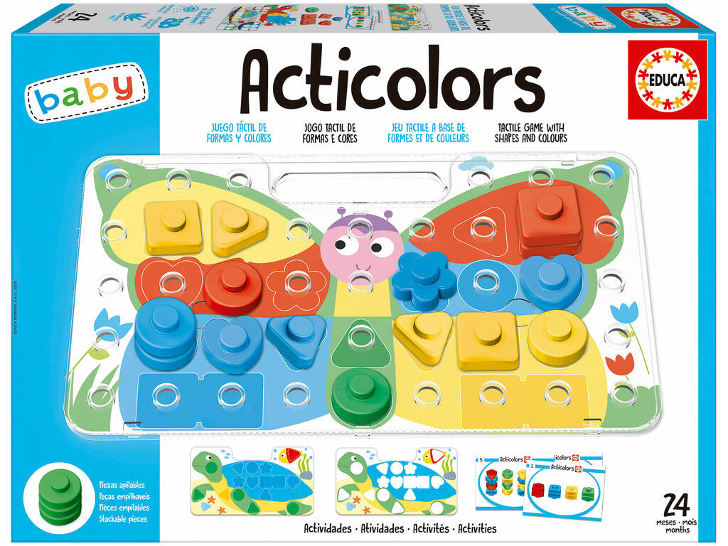 Acticolors Baby com 8 Lâminas e 44 Peças