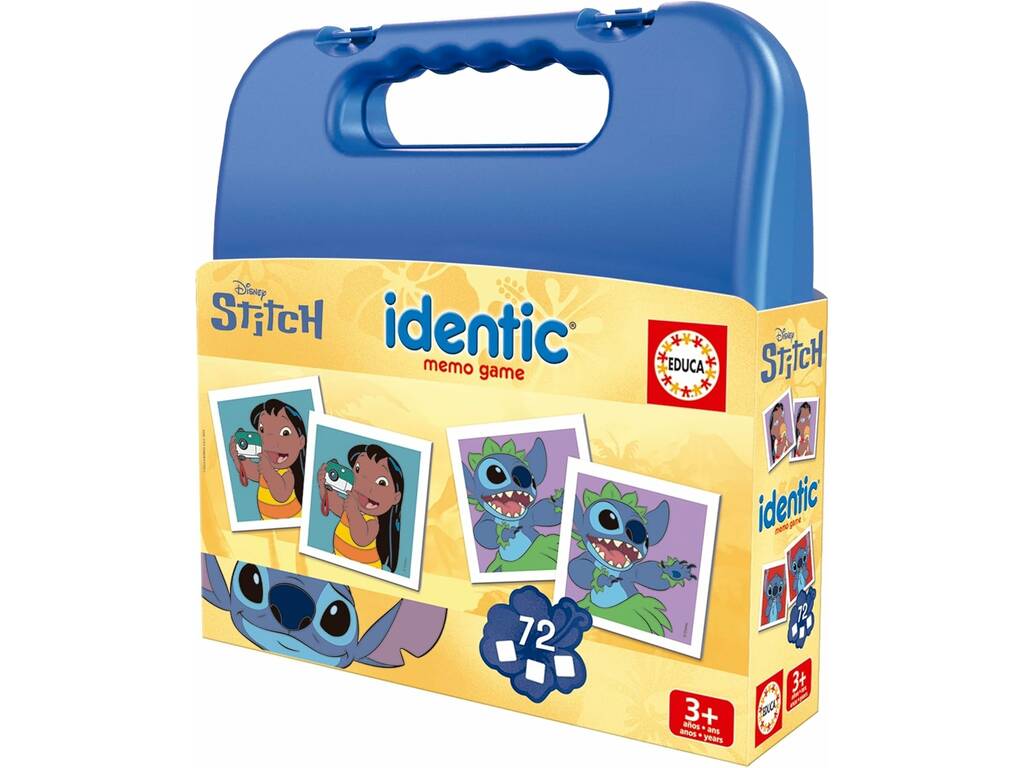 Stitch Maleta Jogo de Memória Identic