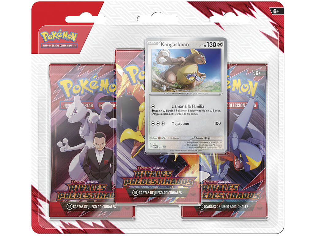 Pokémon TCG Scarlet and Purple Rivals Predestined Blister avec 3 Booster Packs et Carte Promo