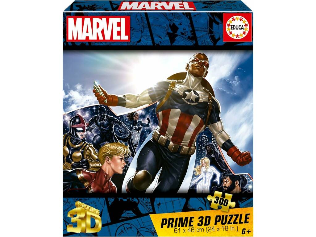 Marvel Puzzle Prime 3D Puzzle de 300 Peças