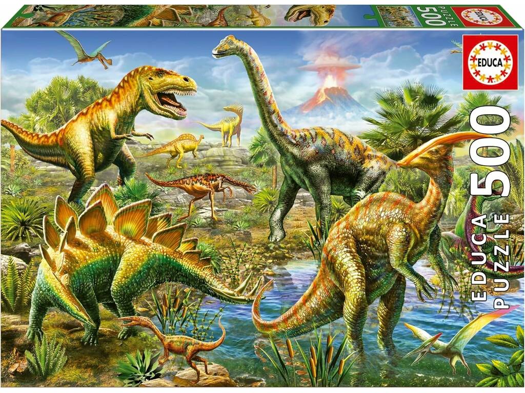 Puzzle 500 Cour jurassique