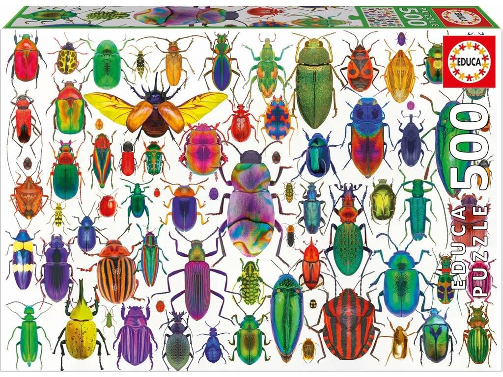 Puzzle 500 coléoptères